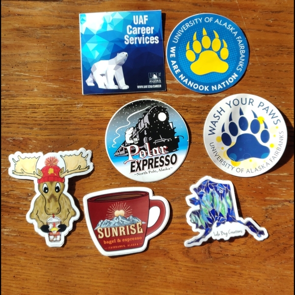 Other - NWOT Alaska sticker collection